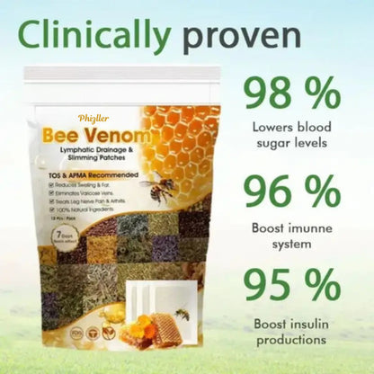 Bee Venom Detox & Slim Foot Patches 🐝🌿👣