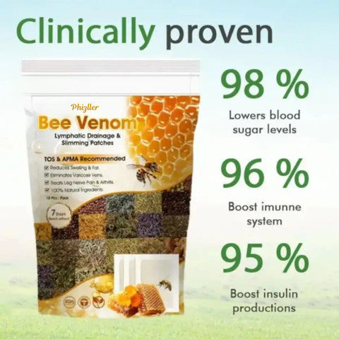 Bee Venom Detox & Slim Foot Patches 🐝🌿👣